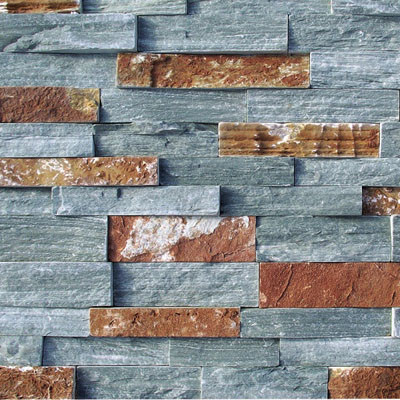 004Green Quartzite With Rusty Ledger Wall Stone.jpg